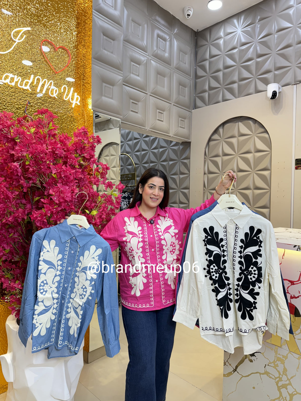 Imported Cotton Embroidery Shirt (PRM-612)