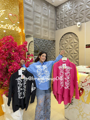 Astro Embroidery Cotton Shirt (PRM-647)