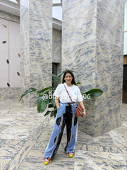 Denim Pants With Pocket (PRM-668)
