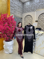 Velvet Long Dress (IMP-510)