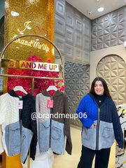 WOOLEN DOUBLE SHADE CARDIGAN (IMP-541)