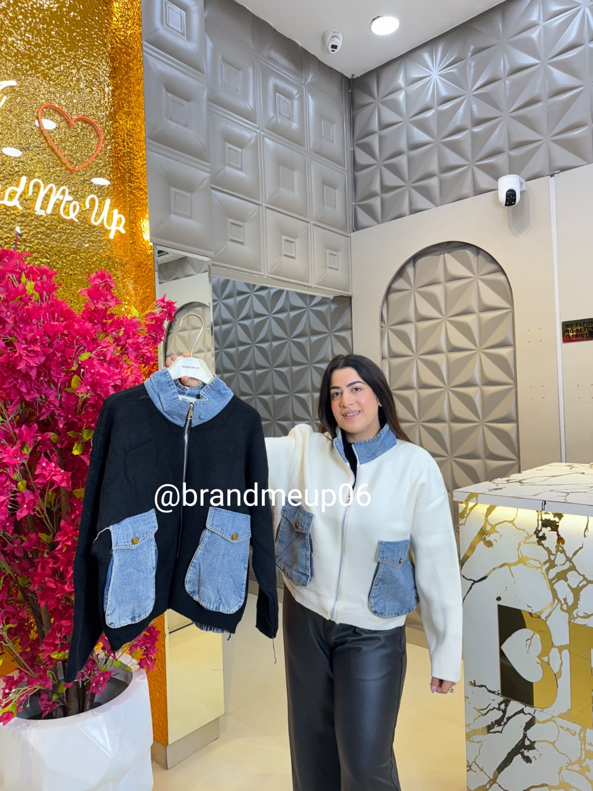 DENIM DESIGNER CARDIGAN (IMP-557)