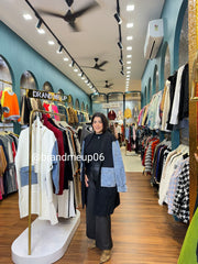 WOOLEN LONG COAT WITH BELT (IMP-560)