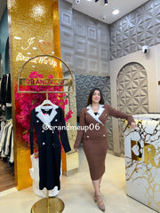 WOOLEN SASSY DRESS (IMP-584)