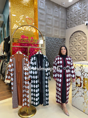 WOOLEN LONG DRESS WITH SHRUG AND BELT (IMP-615)