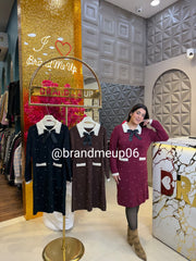 WOOLEN PEARLY DRESS (IMP-640)