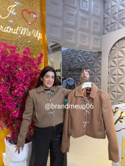 CUTE BOW JACKET (IMP-647)