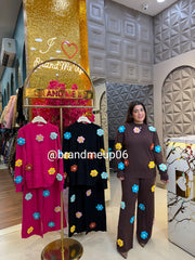 CUTE FLOWER WOOLEN CORD (IMP-658)