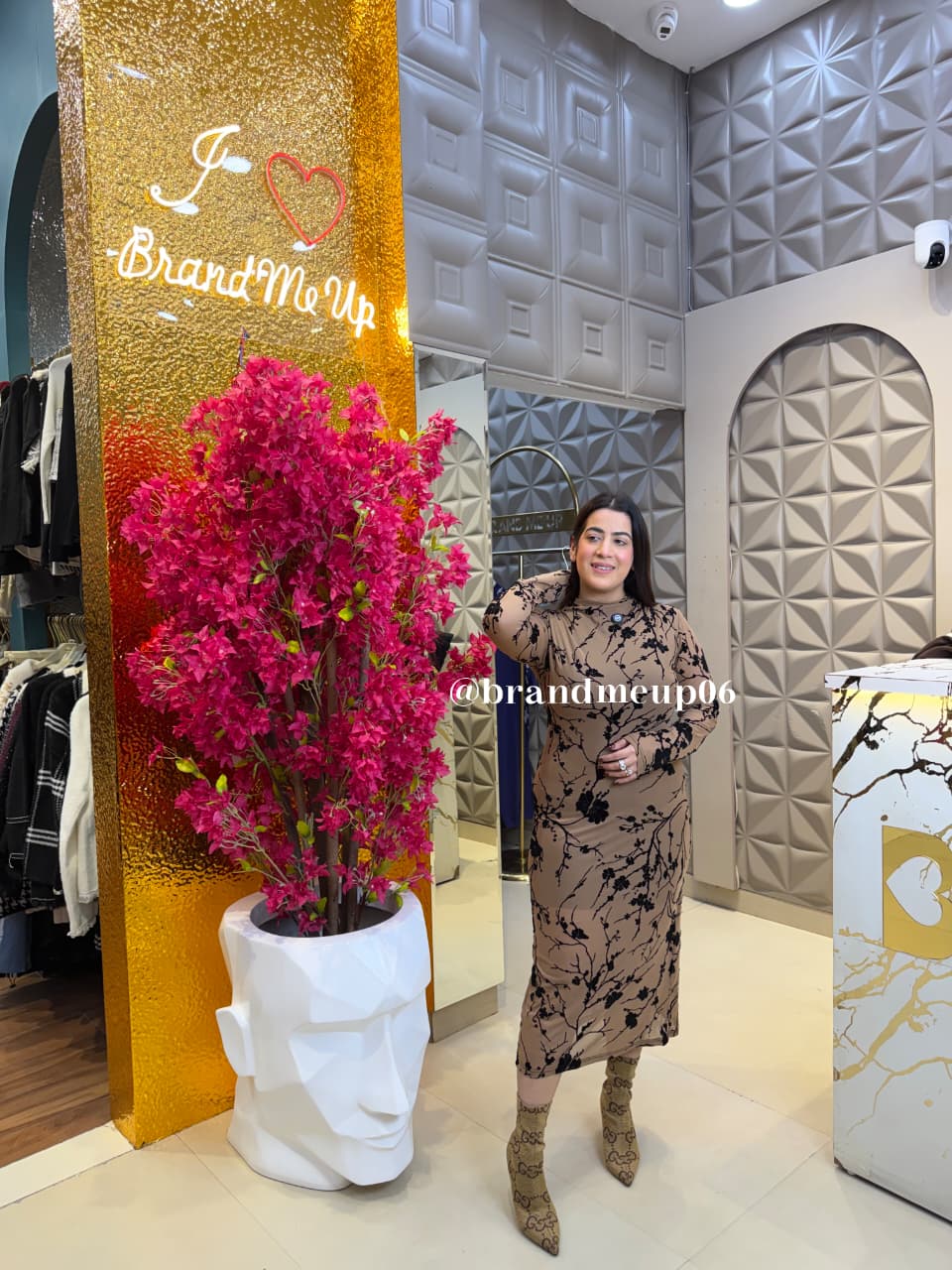 ROSE POWERNET DRESS (DRESS-340)