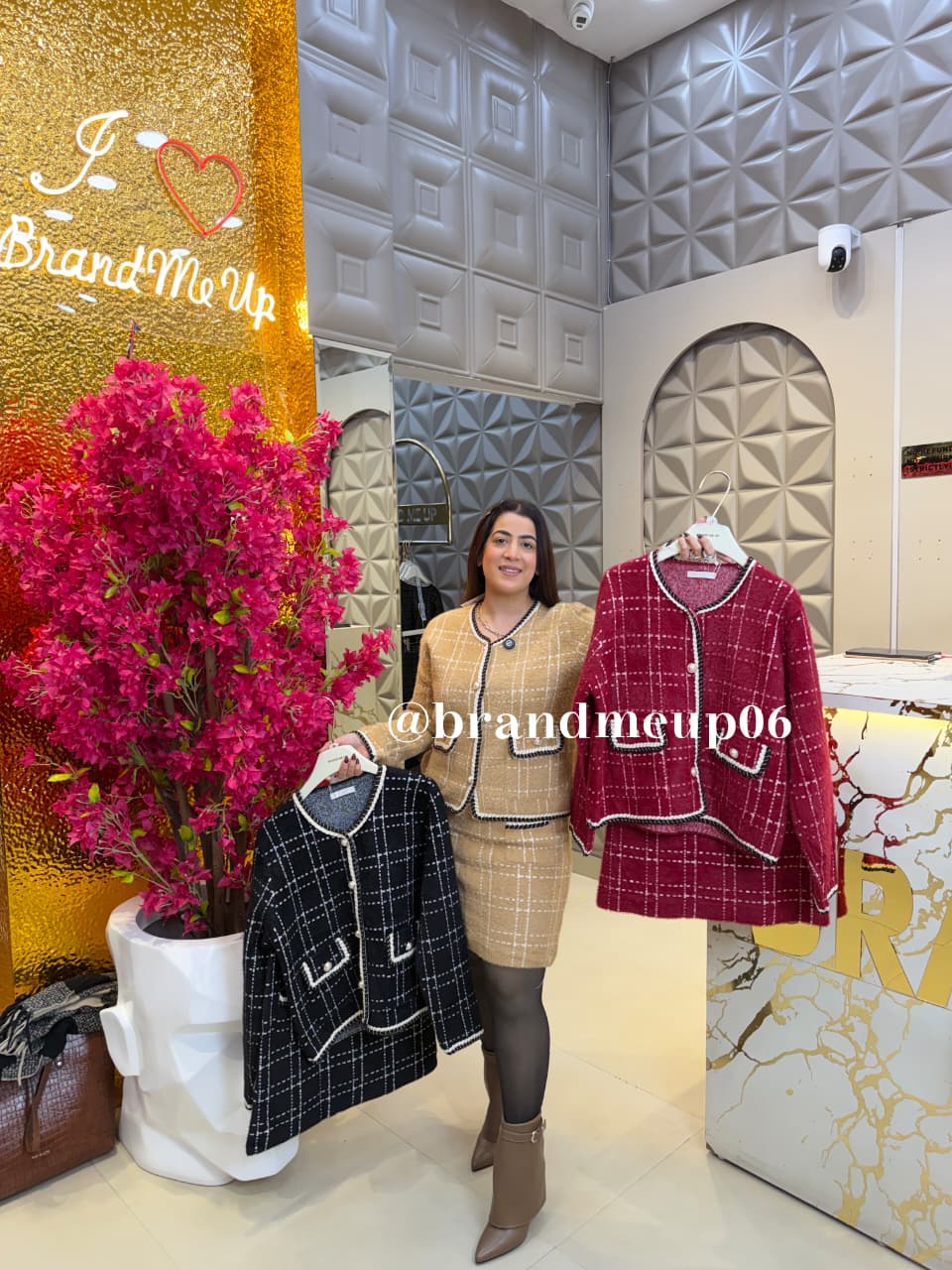 WOOLEN BOZ SKIRT SET (CODE-903)