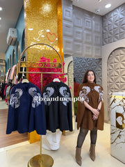 WOOLEN PREMIUM EMBO COAT (IMP-664)