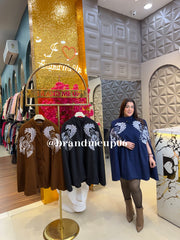 WOOLEN PREMIUM EMBO COAT (IMP-664)