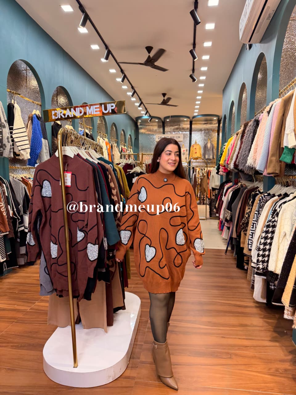 WOOLEN GLITTER DRESS (IMP-671)