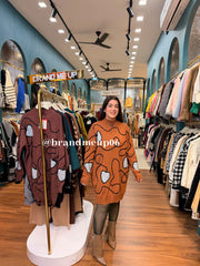 WOOLEN GLITTER DRESS (IMP-671)