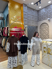 WOOLEN CORD WITH DESIGNER FLOWER WORK (IMP-726)