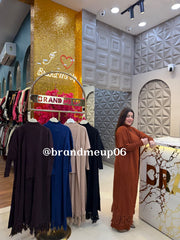 WOOLEN CORD WITH DESIGNER SHRUG (IMP-727)