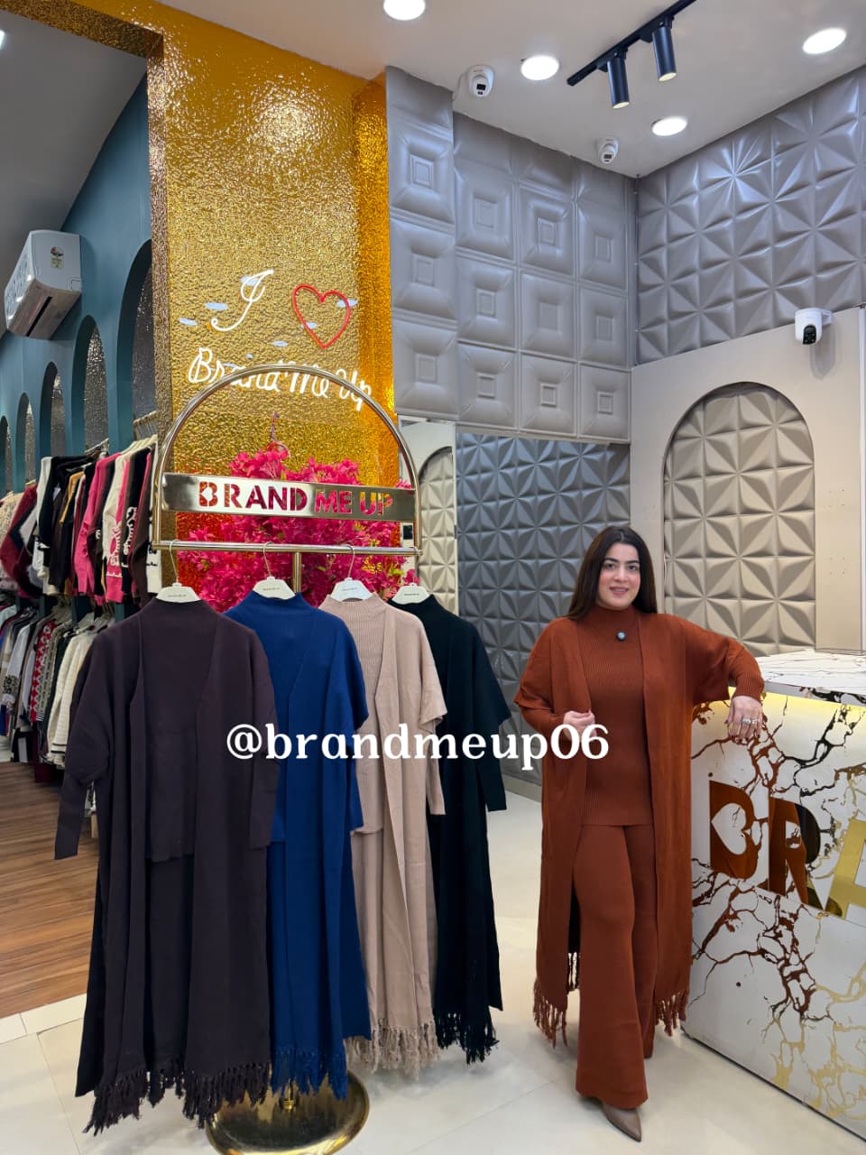 WOOLEN CORD WITH DESIGNER SHRUG (IMP-727)