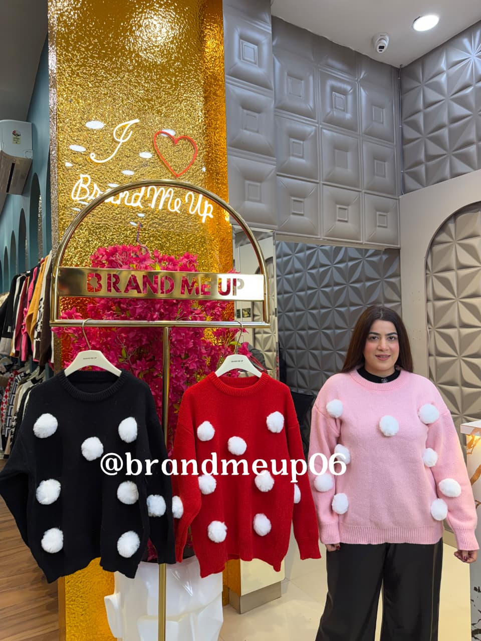 CUTE FUR BALL SWEATER (IMP-731)