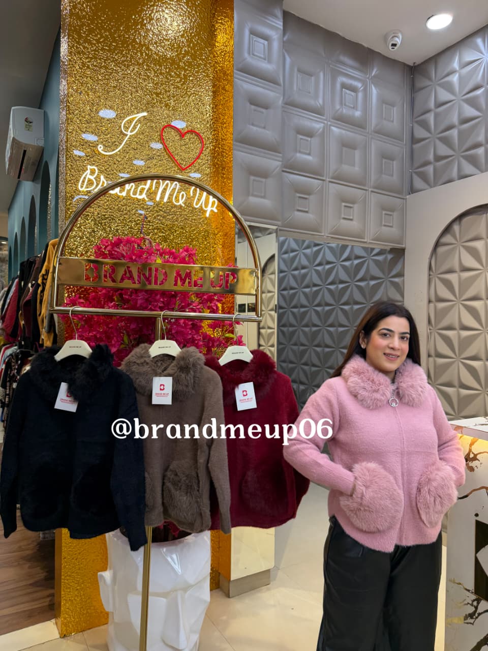 FUR POCKET WOOLEN JACKET (IMP-745)