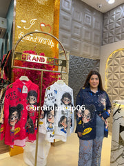 RHINESTONE GIRL SHIRT (PRM-768)