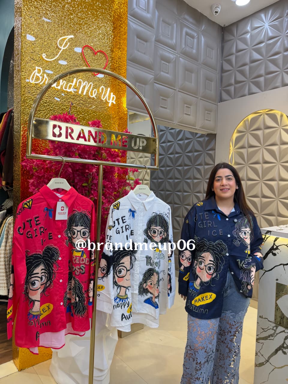 RHINESTONE GIRL SHIRT (PRM-768)