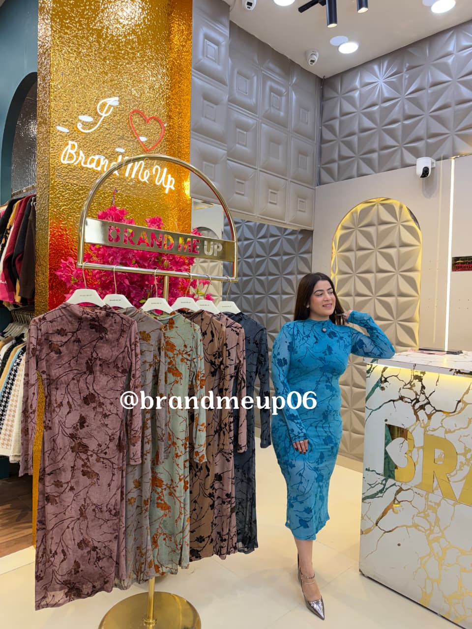 POWERNET DRESS WITH LINING (DRESS-346)