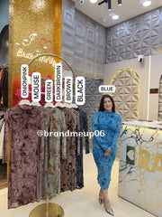 POWERNET DRESS WITH LINING (DRESS-346)