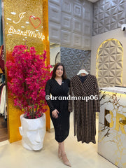 POWERNET DRESS WITH LINING (DRESS-348) CHECK