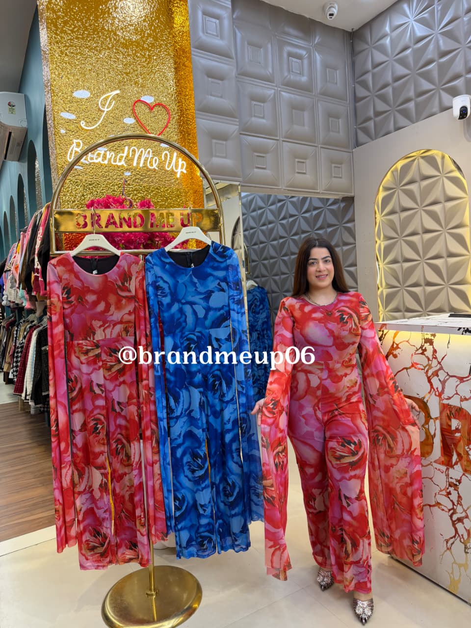 POWERNET DESIGNER SLEEVES JUMSUIT (PRM-782) (CODE-8171)