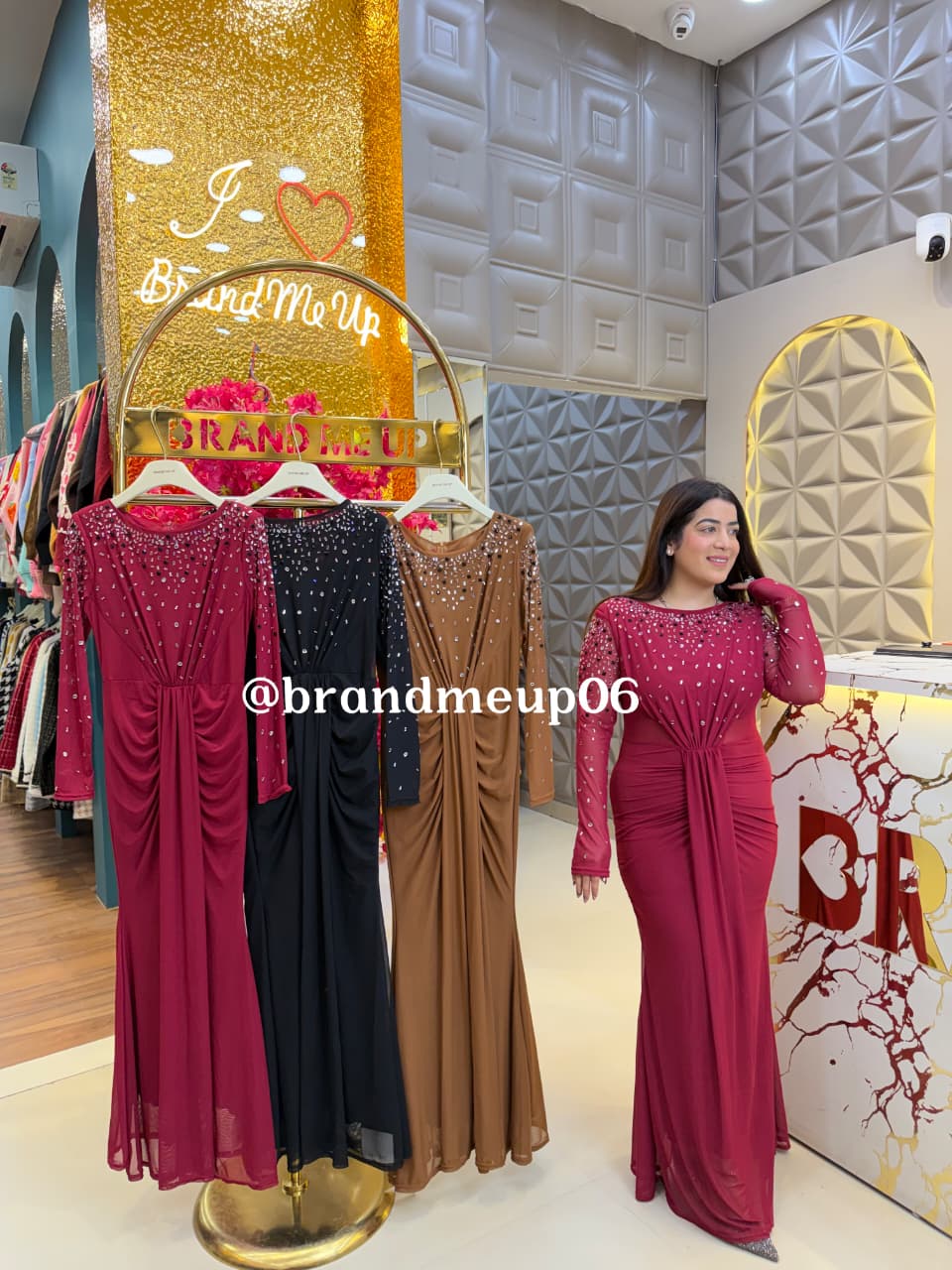 DESIGNER SEQUENCE POWERNET DRESS (PRM-783)