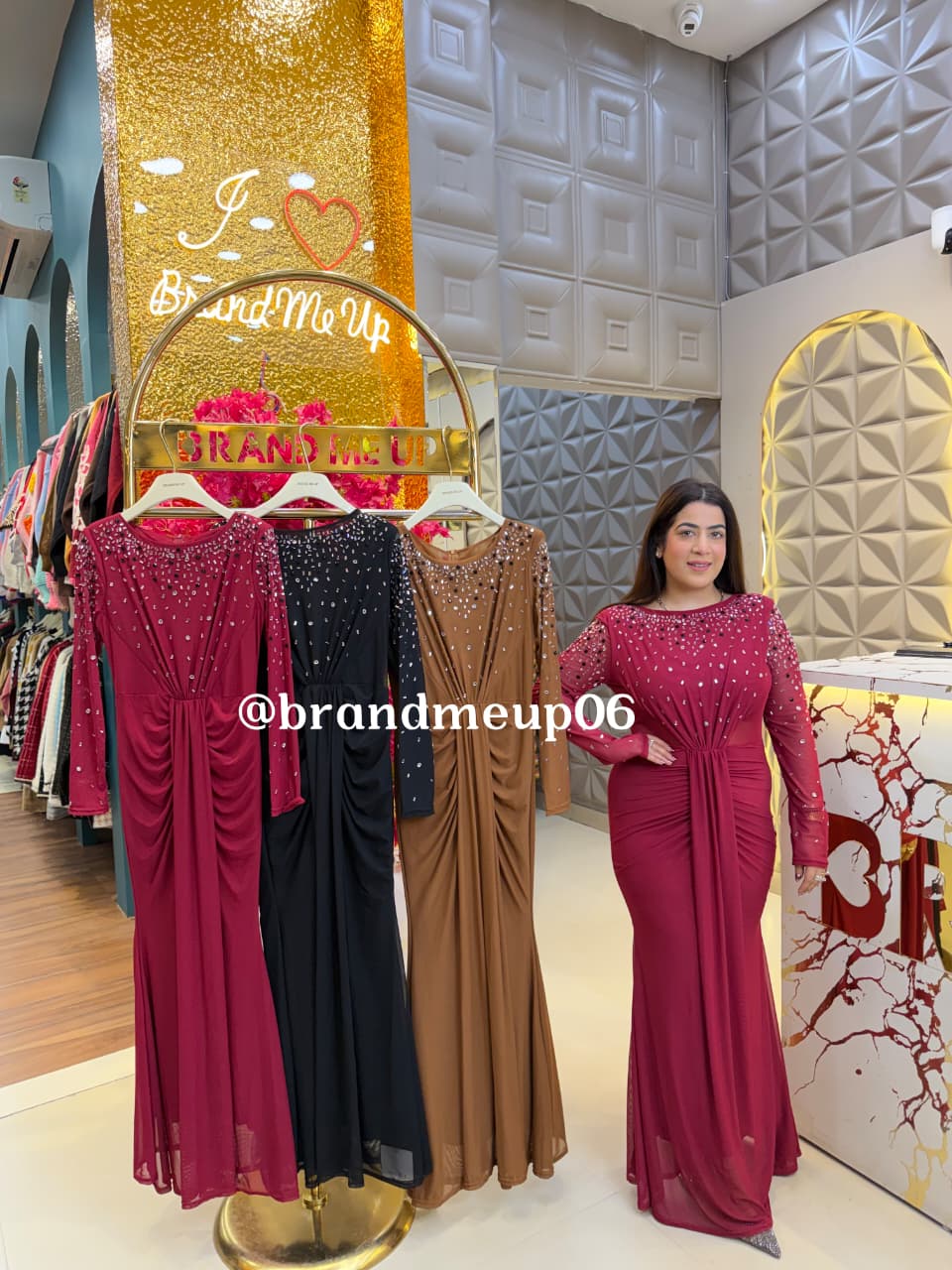 DESIGNER SEQUENCE POWERNET DRESS (PRM-783)