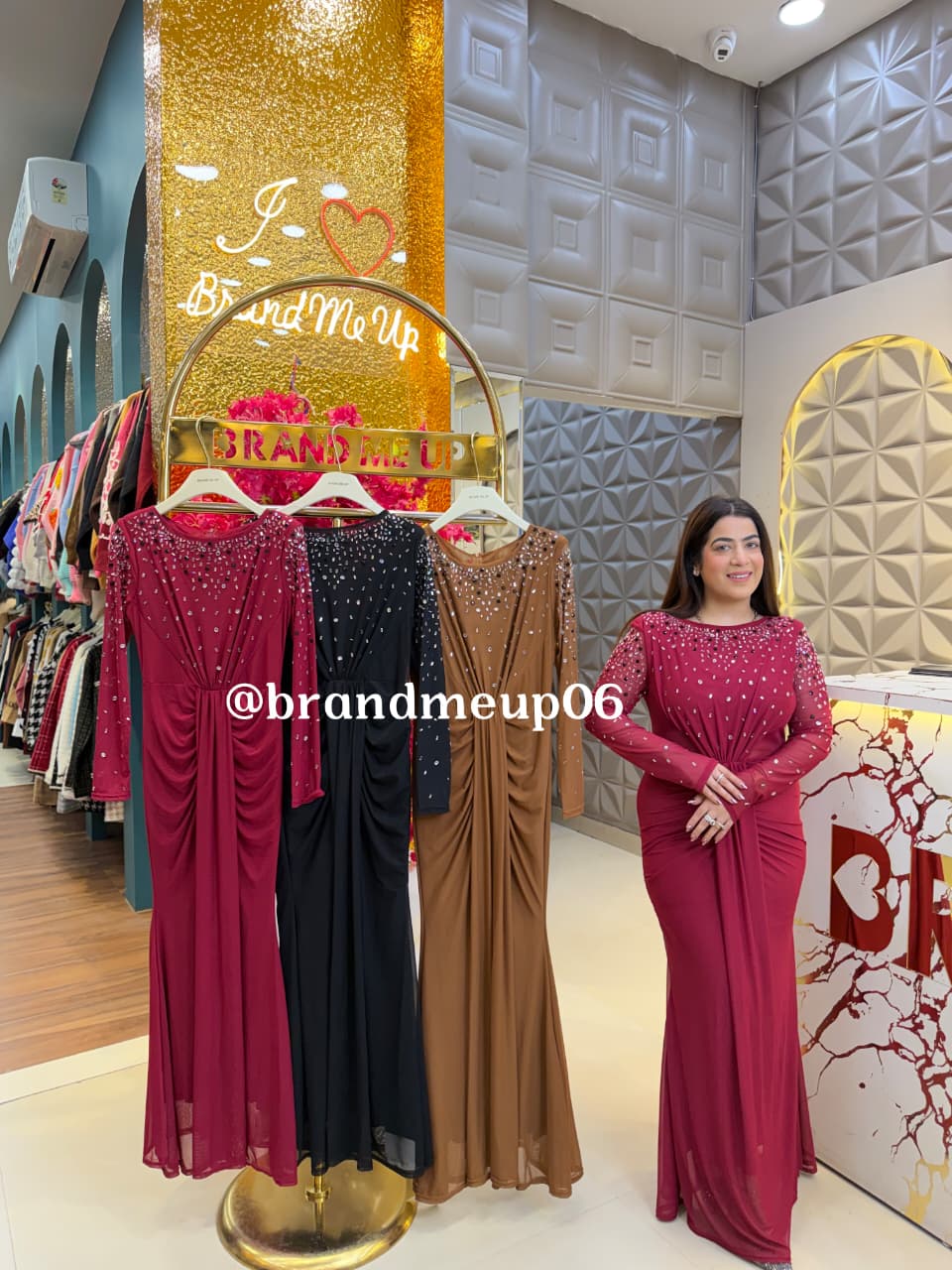 DESIGNER SEQUENCE POWERNET DRESS (PRM-783)