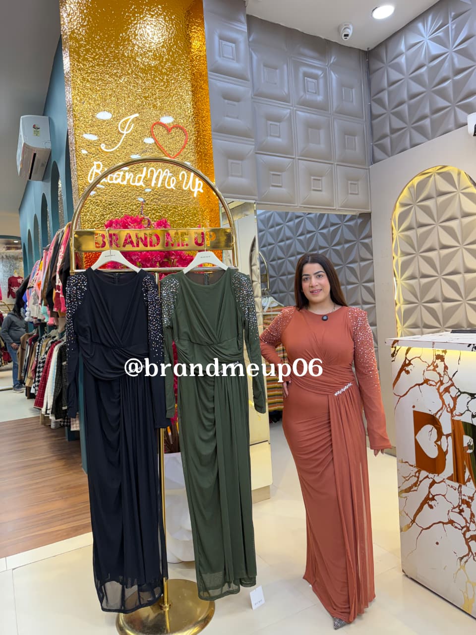 DESIGNER SEQUENCE POWERNET DRESS (PRM-784)