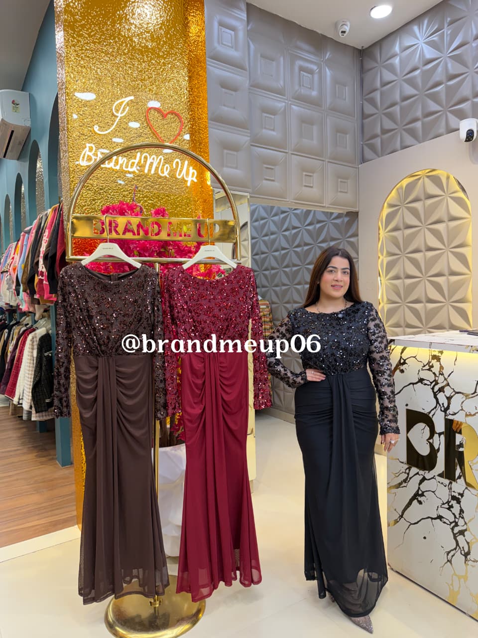 DESIGNER SEQUENCE POWERNET DRESS (PRM-785)