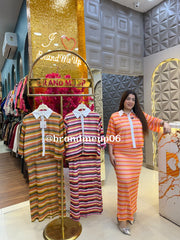 CROCHET TOP SKIRT SET  (PRM-789)