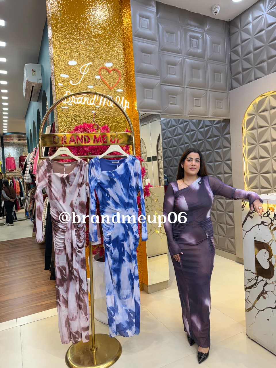 POWERNET PLEATED DRESS (PRM-799)