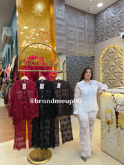 FLOWER LACE CORD WITH LINING (PRM-805)