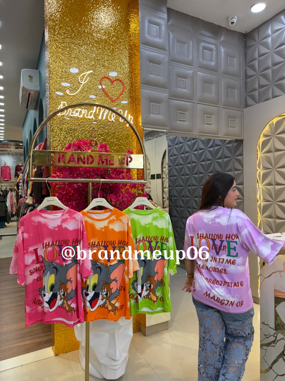 IMPORTED STRETCHABLE T-SHIRT (TEE-188) LOVE