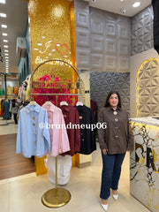 COTTON WITH DETACHABLE BROOCH (PRM-822) FLOWER