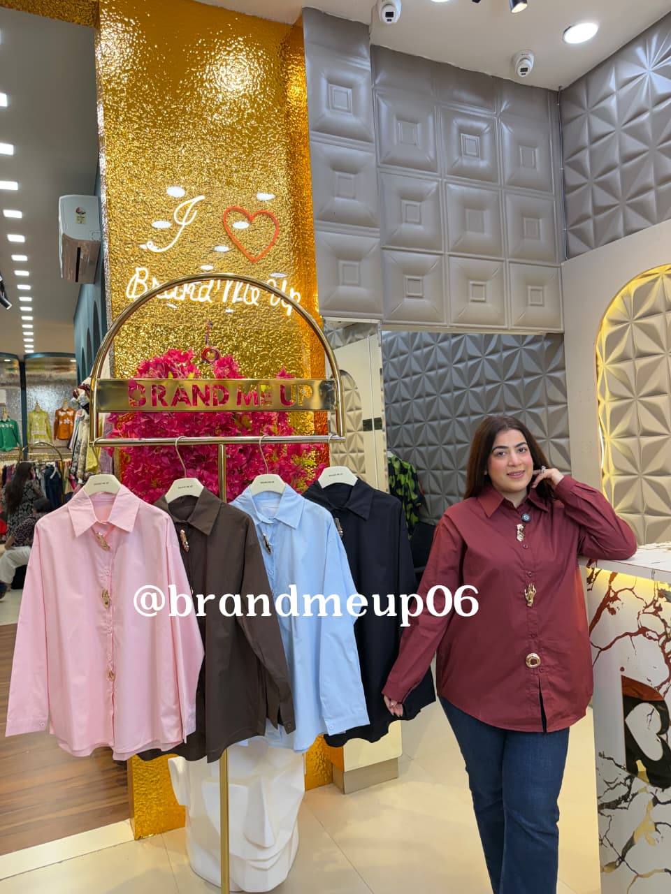 COTTON WITH DETACHABLE BROOCH (830) HAND