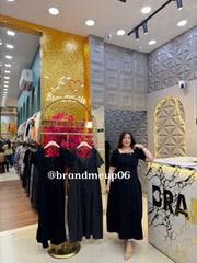 DENIM DRESS WITH FRONT BUTTON (PRM-836)