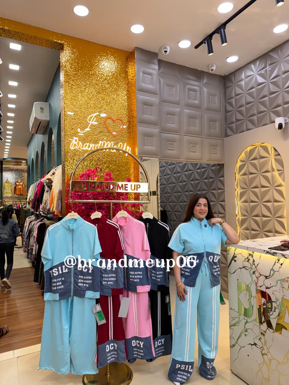 DENIM DESIGNER CORD SET (PRM-837)