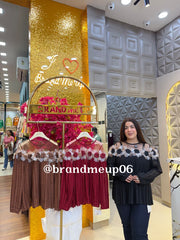 PLEATED FLOWER TOP (PRM-846)