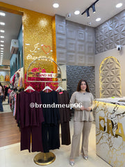 COTTON LYCRA PEPLUM CORD (PRM-852)