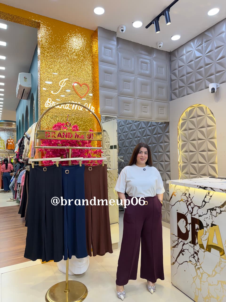 HIGH WAIST PANT WITH BUCKLE (PRM-854)