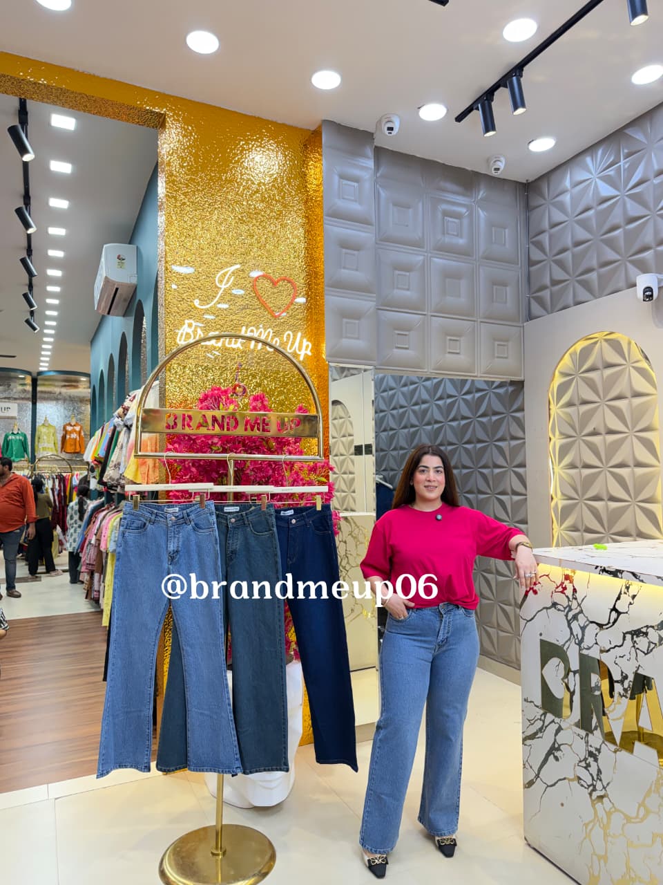 DENIM STRAIGHT FIT JEANS  (PRM-859) (CODE-2641)