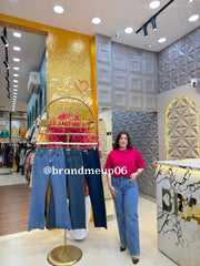 DENIM STRAIGHT FIT JEANS  (PRM-859) (CODE-2641)