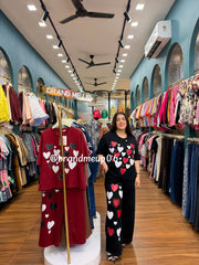 IMPORTED STRETCHABLE HEART RHINESTONE CORD (PRM-862)