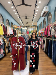 IMPORTED STRETCHABLE HEART RHINESTONE CORD (PRM-862)