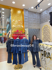 ‘VELA’ 2PCS DENIM CORD (PRM-864)